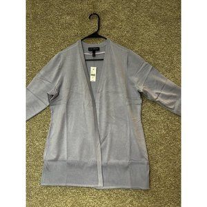 Lane Bryant Long Sleeve Violet Purple Open Front Knit Cardigan Sweater 10/12